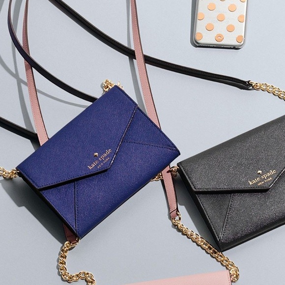 kate spade Handbags - Navy grosgrain KATE ♠️ SPADE purse